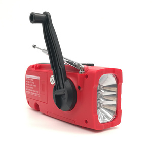 Cho kchibo xách tay khẩn cấp Hand Crank đài phát thanh AM <span class=keywords><strong>FM</strong></span> 2 thương hiệu điện thoại <span class=keywords><strong>Radio</strong></span> Charger LED Đèn pin SOS chức năng báo động làm bằng nhựa - Product Image 5