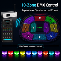 Bracelet en silicone avec logo personnalisé, bracelet lumineux LED, bracelet lumineux RGB pour concert, festival, promotion d'événements