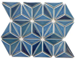 新款三角形状的马赛克的 Backsplash 墙瓷陶瓷地砖