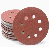 Discos Abrasivos de Óxido de Aluminio de 5 Pulgadas y Dureza Media |   Hojas de Pulido en Seco de 100 mm para Amoladoras, Superficies de Acero y Acero Inoxidable, OEM