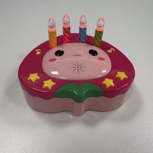 Jouet musical interactif pour bébés de 0 à 24 mois, gâteau d'anniversaire à souffler, jouet éducatif en plastique unisexe - Product Image 2