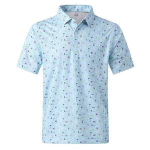 गर्म बिक्री नमी Wicking नरम महसूस पोलो शर्ट त्वरित सूखी कस्टम कढ़ाई लोगो गोल्फ शर्ट कपड़े परिधान - Product Image 3