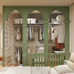 Armario de Dormitorio Personalizado de Alta Gama, Estilo Retro Europeo, de Primera Calidad - Product Image 4