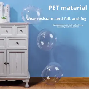 Petit aquarium en plastique anti-chute, rond, décoratif, pour salon et bureau, avec garantie de 2 ans - Product Image 5