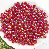 AB couleur acrylique 32 faces perles pour bijoux à bricoler soi-même accessoires sac inclus