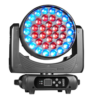 37 projecteurs LED Wash à zoom 15W, contrôle DMX512, indice de protection IP33, lumière du jour 6000K pour hôtel