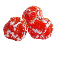 Fruta china en conserva, ciruelas Rojas