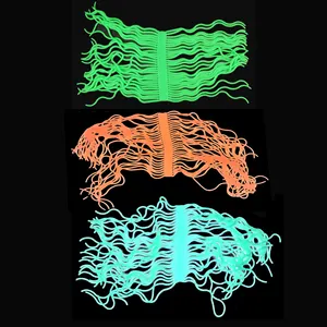Светящиеся Цвета, материал для вязания мушек диаметром 2,2 мм, бионический дождевой червь, ТПР светящийся в темноте мягкий червь