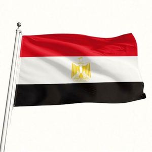 Wholesale Good Quality 3x5ft 90x150cm 100% Polyester Eco-Friendly Quick-Dry Anti-Wrinkle Outdoor Use Egypt <b>Flags</b> - Product Image 1