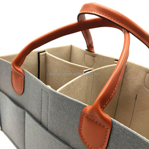 KUYUE <span class=keywords><strong>Feltro</strong></span> cestino di immagazzinaggio, caddy portatile pannolino cestino - Product Image 4