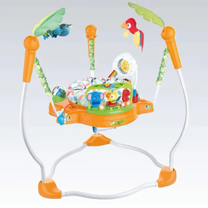 เก้าอี้เด็กแบบพับได้ มีล้อ มีดนตรี เก้าอี้กระโดดเด็ก เก้าอี้เด็กแบบโยก - Product Image 1