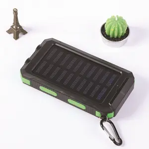 Multifuncional Solar Power Bank 20000mAh Outdoor Três Prova Camping Luz Fast Charging Mobile Power Gift