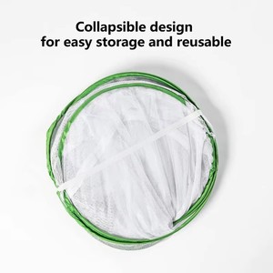 Copertura Pieghevole per Piante, Piccola Serra Portatile, Gabbia per Farfalle con Porta con Cerniera per Protezione di Colture e Ortaggi - Product Image 1