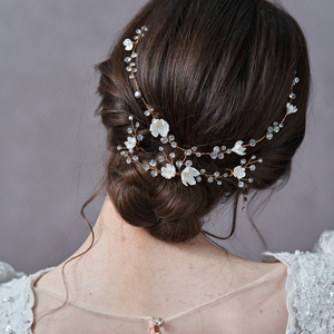 ชุดเครื่องประดับ<span class=keywords><strong>ผม</strong></span><span class=keywords><strong>งาน</strong></span>แฮนด์เมดสไตล์วินเทจ ชุบทอง ทำจากโลหะผสม เหมาะสำหรับเจ้าสาว <span class=keywords><strong>งาน</strong></span>แต่ง<span class=keywords><strong>งาน</strong></span> <span class=keywords><strong>งาน</strong></span>หมั้น <span class=keywords><strong>งาน</strong></span>พรอม และโอกาสพิเศษ - Product Image 1