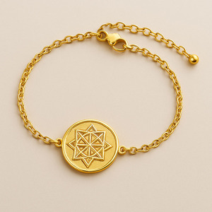 Bracelets Classiques en Chaîne à Maillons en Acier Inoxydable Doré avec Zircon Taille Princesse, Bijoux de Mode Personnalisés pour Femmes, Cadeau de Fête, Vente en Gros - Product Image 1