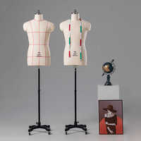 Vente en gros de mannequins de tailleurs ajustables, torse de couture modèle famale, mannequin de couturière pour femmes, forme de robe pour couture