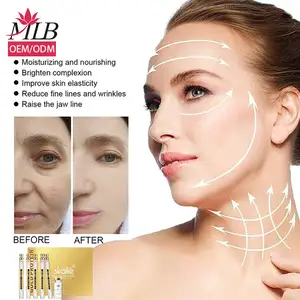 Wholesale No Needle Serum Thread Face Lifting Skin Care Face Serum Gold Protein Peptide Line Set