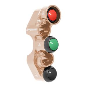 Interruptor de manillar derecho para Triumph Street Triple 765 R (orificios universales) (Cobre) - Product Image 3