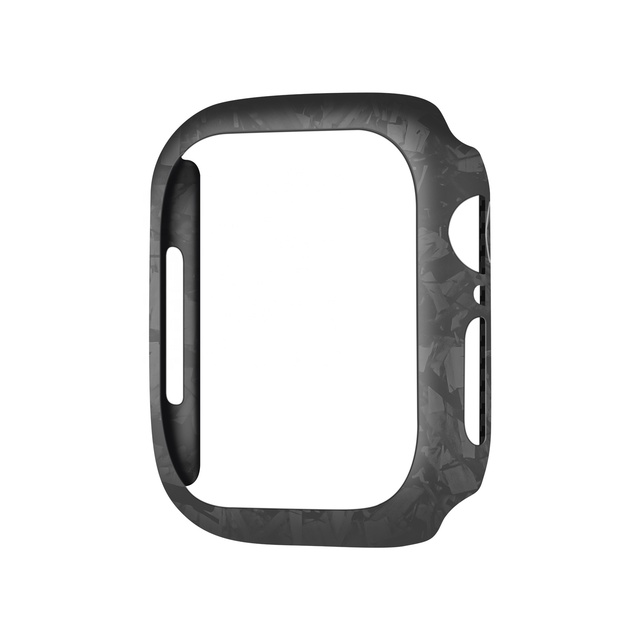 Wholesale 42mm 46mm Ultra Thin Durable Luxury Carbon Fiber Smart Watch Cover for Apple Watch Series 11 Slim Protective Case