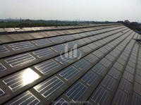 Nouveaux matériaux de construction écologiques et économiques, tuiles solaires photovoltaïques à haute efficacité 25 W