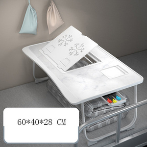 60X40CM desteği özel masaüstü desen çok fonksiyonlu katlanır bilgisayar masası mini çocuk yazı masası masaüstü ayarlanabilir - Product Image 1