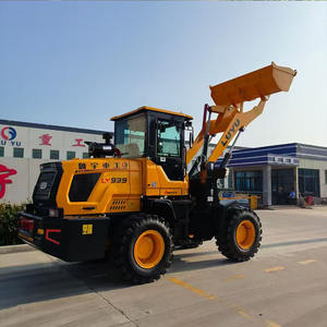 משלוח חינם מיני radlader cargador 2 טון מנוע דיזל הילוכים הקדמי המפרק גלגל מעמיס - Product Image 2