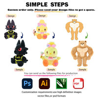 Jouets en peluche personnalisés, peluche loup douce, fabrication OEM ODM, logo personnalisé, animal en peluche, fabricant pour cadeaux d'anniversaire pour enfants