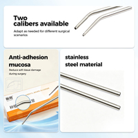 Tube d'aspiration pour implant dentaire, double calibre 1,5 mm et 3,0 mm, aspiration précise et minimalement invasive, instrument de chirurgie buccale à haut débit