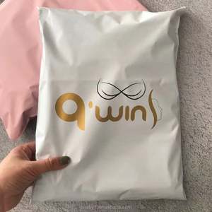 Sacs en polyéthylène recyclés pour l'expédition et l'envoi de t-shirts, sacs de livraison en amidon de maïs, sacs en plastique imperméables pour coursier - Product Image 4