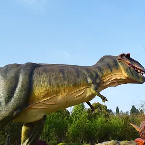 Modèle de dinosaure Animatronic réaliste Animatronics de taille réelle pour parc à thème