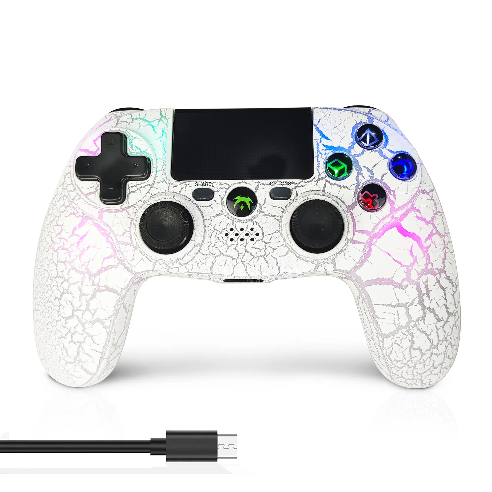 RGB LED Controller di gioco di illuminazione per PS4 Wireless RGB doppio Shock gioco Joystick per PS4 Wireless Video Gamepad