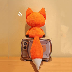 US 3-5 Tage Lieferzeit Niedliche Fuchs-Plüschpuppe Weiches Stofftier mit Flexiblen Designdetails für Geschenke, Dekoration und Ausstellung - Product Image 6