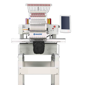 Máquina de Coser y Bordar Industrial Computarizada de Una Cabeza con 12/15 Agujas - Product Image 1