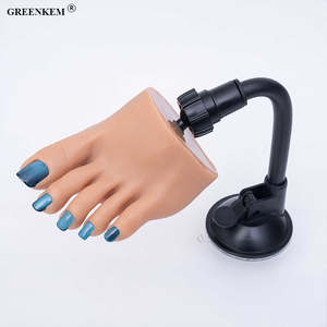 Professionnel Nail Art Formation Main et Pied Pratique <span class=keywords><strong>Faux</strong></span> Silicone Main Mannequin Pieds Nail Art Mains - Product Image 3