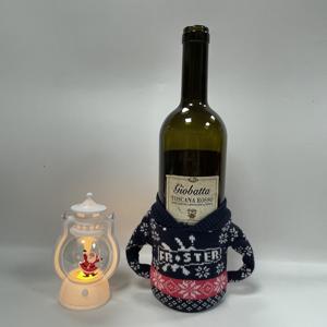 定制可爱100% 亚克力促销提花刺绣酒瓶毛衣 - Product Image 6