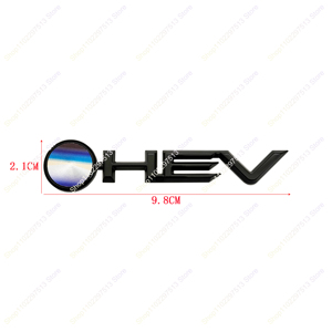 Adesivo Logo 3D in ABS HEV per <span class=keywords><strong>Toyota</strong></span> Camry Corolla Highlander Prius Auris Hilux Prado Decorazione Laterale Parafango Posteriore Bagagliaio - Product Image 6