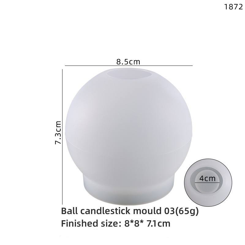 แม่พิมพ์เชิงเทียนบอล03(65กรัม)