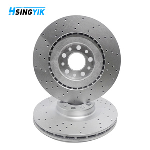 Disques de frein avant et arrière pour Alfa Romeo Giulia 952 2018, étrier de frein à piston à fentes, OE HT250 50554319, 320x22mm - Product Image 6