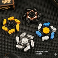 Gyroscope de doigt Wanderer, Spinner rotatif en alliage, Logo personnalisable, Gadget anti-stress, Jouet de décompression DIY