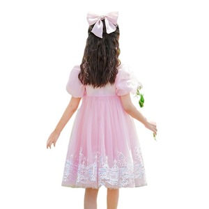 Abito estivo soffice per bambina, vestito da principessa alla moda in stile western, costume per spettacoli cinematografici e televisivi per bambini - Product Image 5