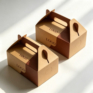 Caja de Papel Personalizada para Alimentos Infantiles, Caja Plegable para Papas Fritas, Caja para Hamburguesas de Pollo para Llevar con Logotipo Impreso - Product Image 4