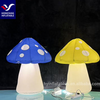 Ballon de champignon gonflable géant de décoration d'endroit d'accessoires de forêt avec la LED
