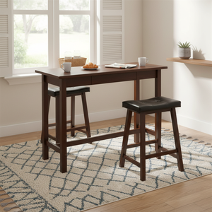 Sally 3-Pc sala da pranzo per la colazione Set 2 sgabelli da sella - Product Image 3