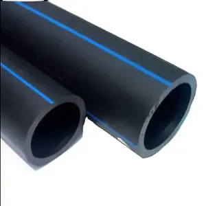 新的和原始的高密度聚乙烯 (HDPE) PN10 PE100，用于160毫米X 12m鱼类养殖HDPE管