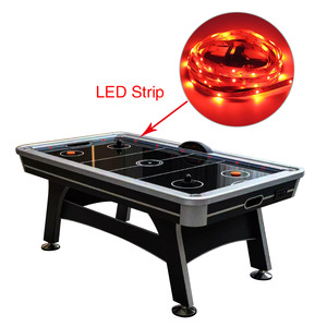 Table de <span class=keywords><strong>jeu</strong></span> de <span class=keywords><strong>hockey</strong></span> sur <span class=keywords><strong>air</strong></span> simulateur de 7 pieds (84 pouces) avec bande LED, prix de gros usine, boules et marteaux offerts - Product Image 5