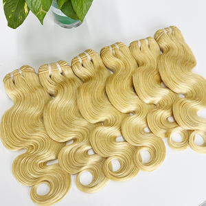 Extensions de cheveux humains ondulés Premium 613 pour la coloration, le coiffage et les commandes personnalisées - Product Image 1