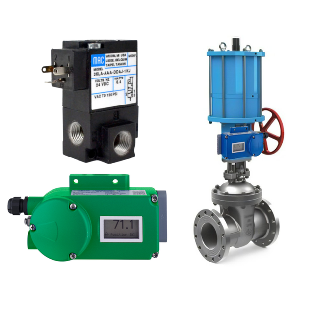 Plc 35l Series Lift Solenoid Valve, 35la-aaa-dx Actuated Three-way Poppet Foxboro Actuator Srd998 for Warranty Product