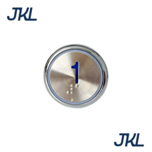 Pulsante Moderno in Acciaio Inox per Ascensori, Stile NO, con Luce LED Blu, Dimensione 37.5, per Ascensori di Casa/Appartamento/Hotel/Ufficio - Product Image 4