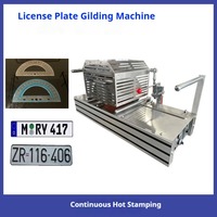 Machine de marquage à chaud pour plaques d'immatriculation de voiture TEBAC, impression continue |   Équipement industriel