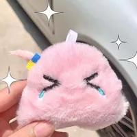 Porte-clés en fausse fourrure douce et résistante, motif Bocchi the Rock, mignon, style anime, jouet poupée de dessin animé, cadeau